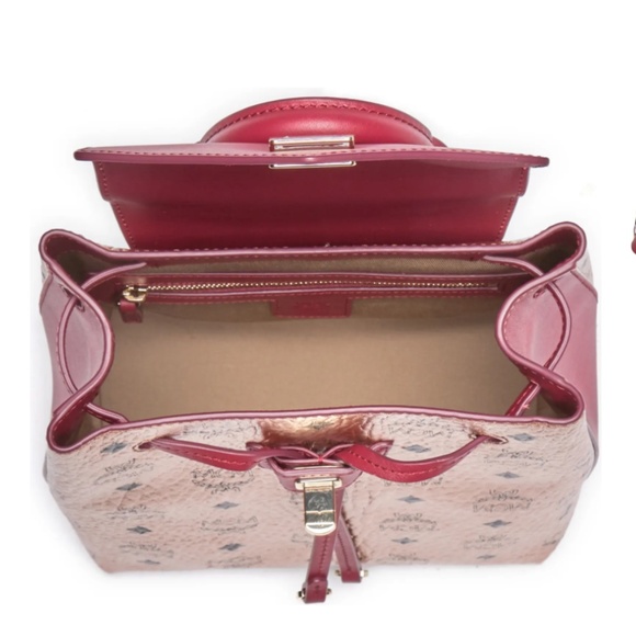 MCM Soft Metalic Rose ? backpack main image 7